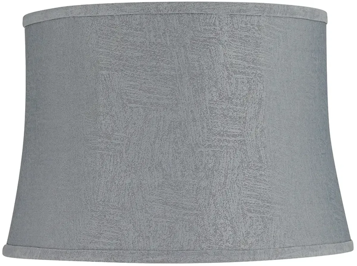 Balta Gray Softback Drum Lamp Shade 14x16x11 (Spider)