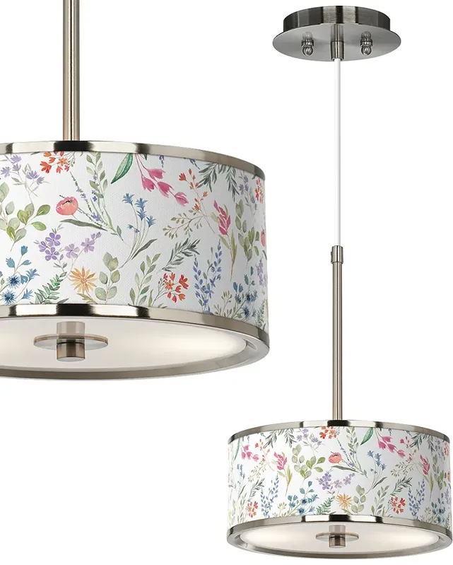 Spring's Joy Giclee Glow 10 1/4" Wide Pendant Light