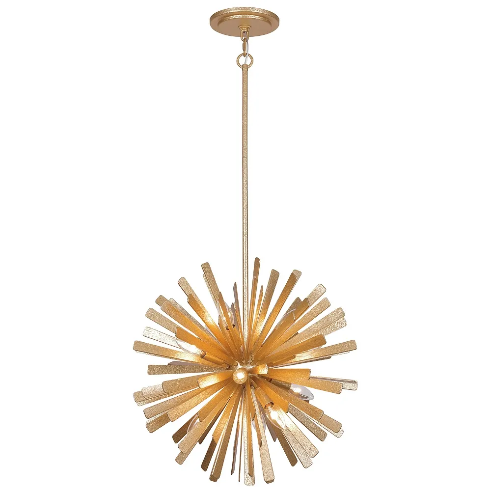 Metropolitan Confluence 12-Light Piastra Gold Pendant