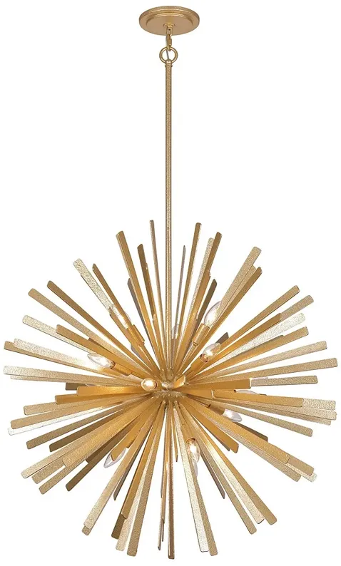 Metropolitan Confluence 16-Light Piastra Gold Pendant