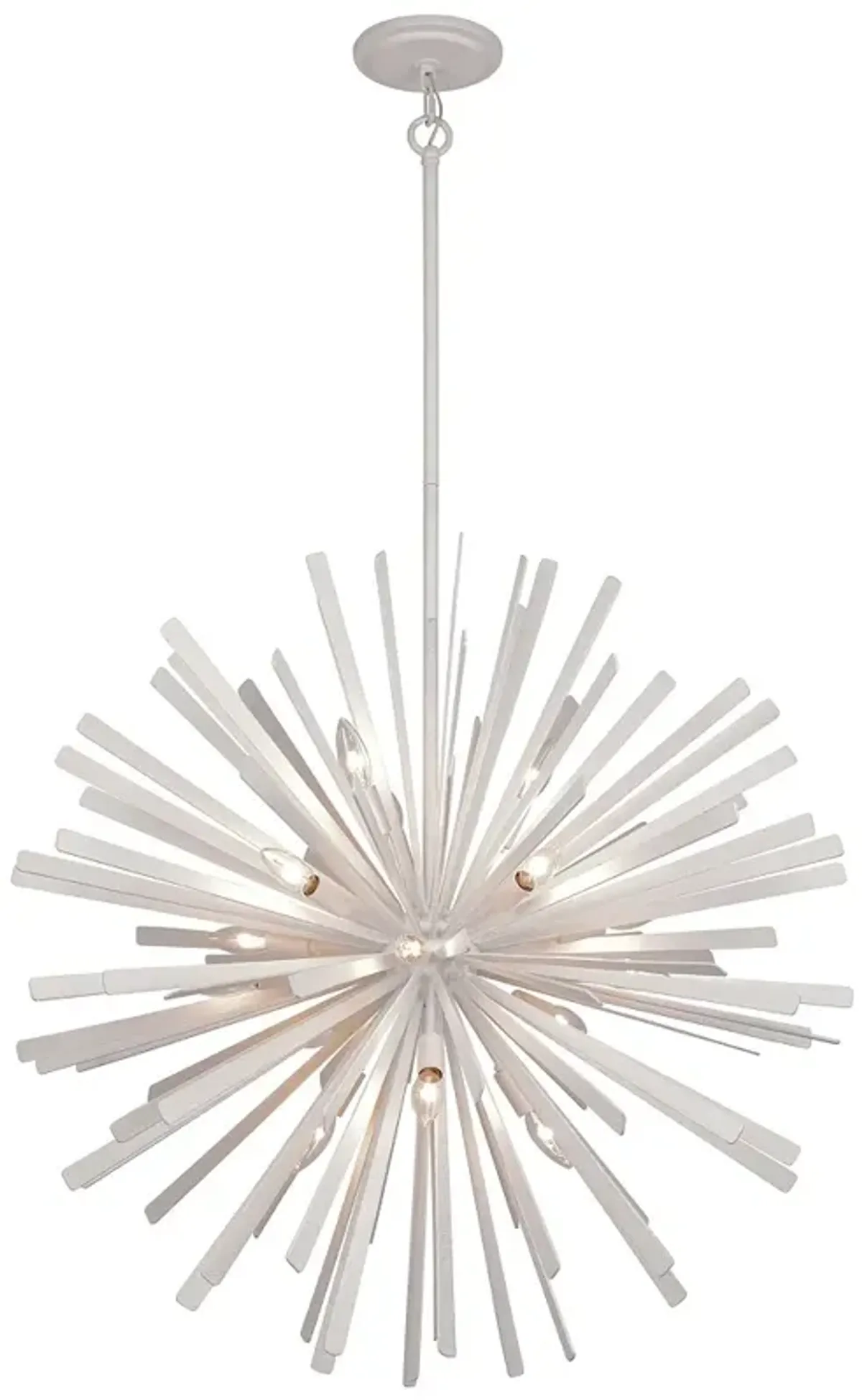 Metropolitan Confluence 16-Light Piastra White Pendant