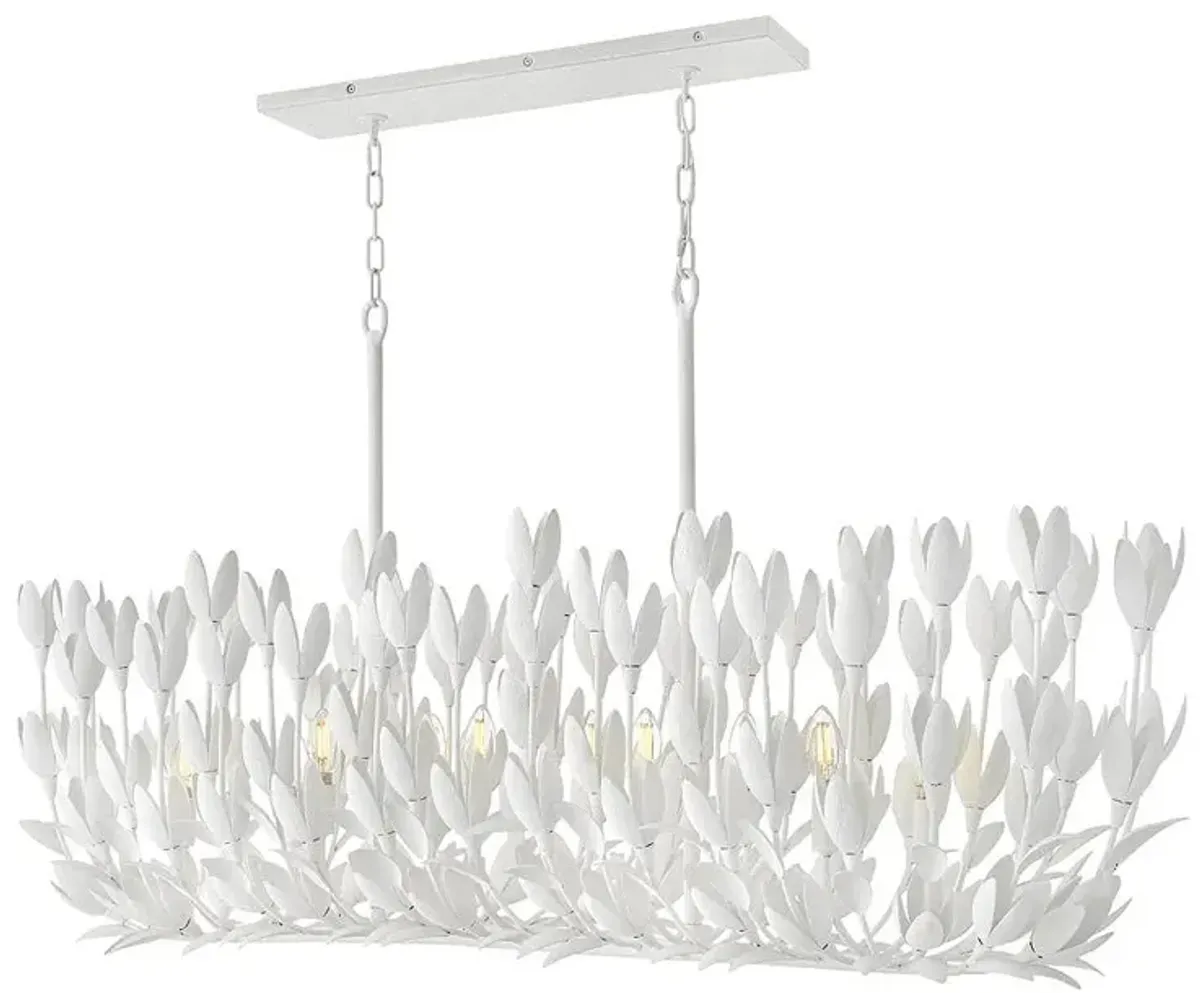 Hinkley - Chandelier Flora Ten Light Linear- Textured Plaster