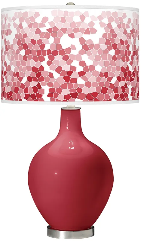 Samba Mosaic Giclee Ovo Table Lamp