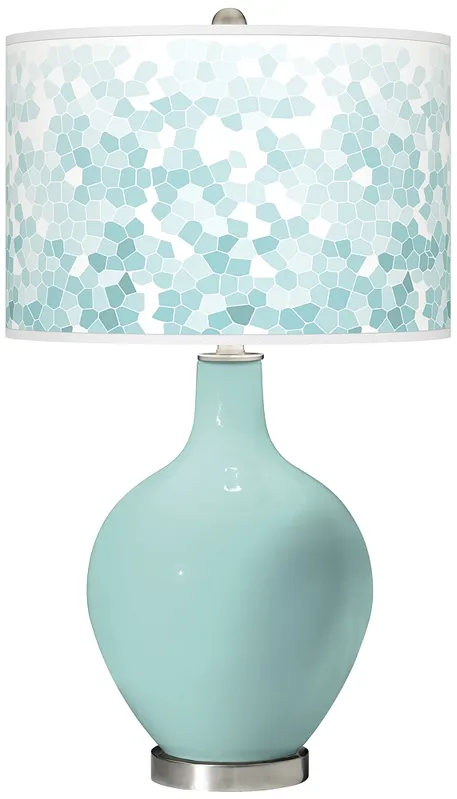 Cay Mosaic Giclee Ovo Table Lamp