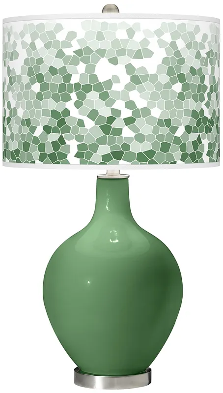 Garden Grove Mosaic Giclee Ovo Table Lamp