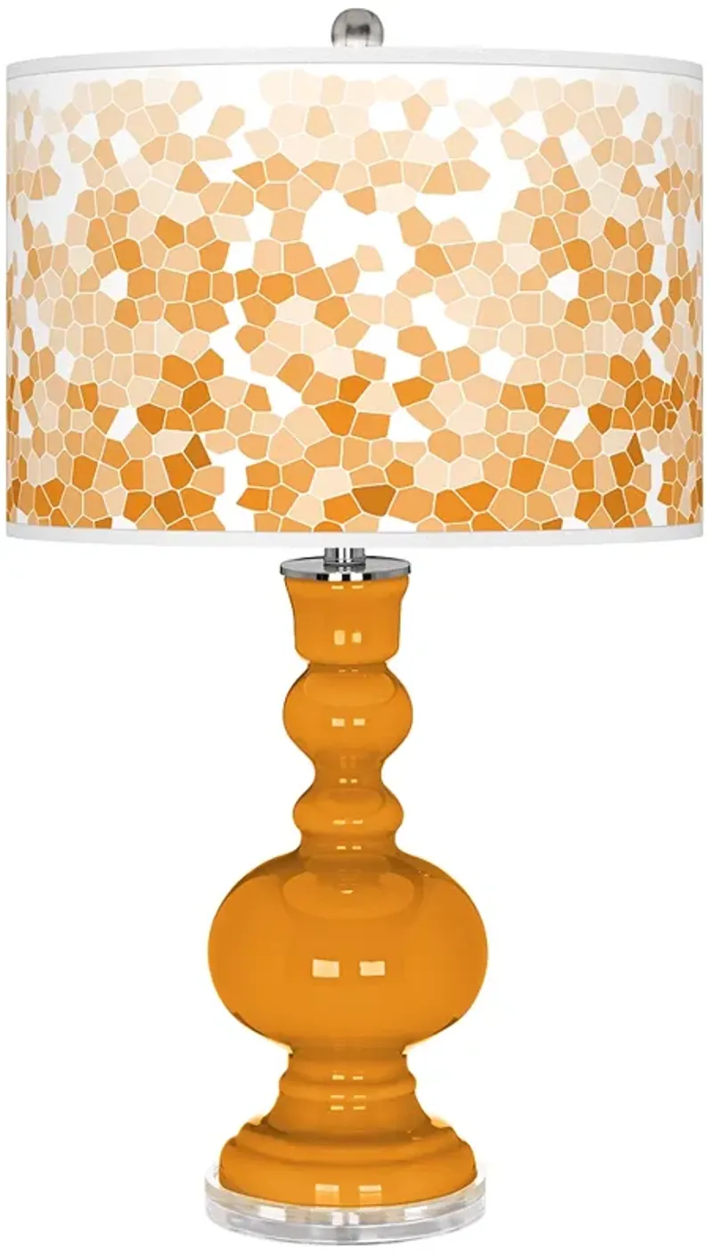 Carnival Mosaic Giclee Apothecary Table Lamp