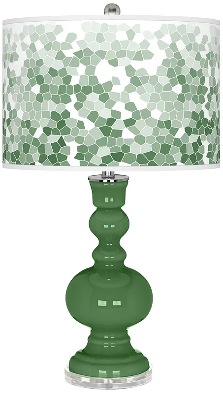 Garden Grove Mosaic Giclee Apothecary Table Lamp