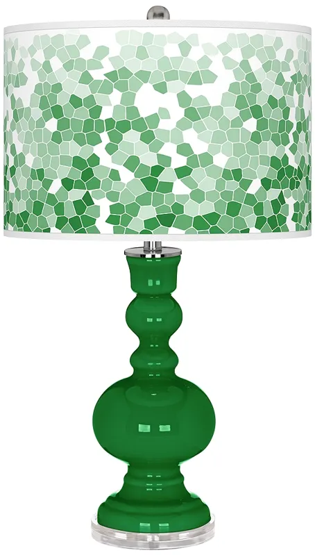 Envy Mosaic Giclee Apothecary Table Lamp
