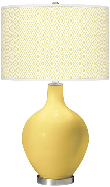 Daffodil Diamonds Ovo Table Lamp