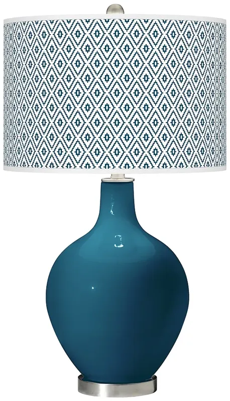 Oceanside Diamonds Ovo Table Lamp