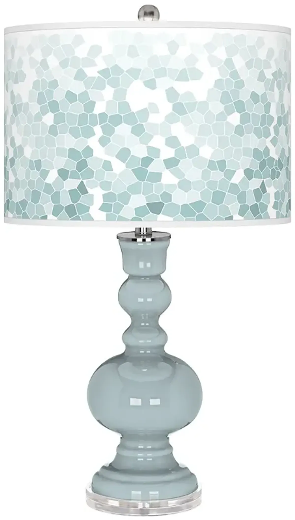 Rain Mosaic Giclee Apothecary Table Lamp