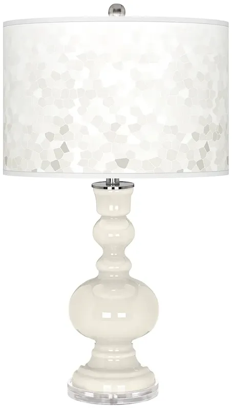 West Highland White Mosaic Giclee Apothecary Table Lamp