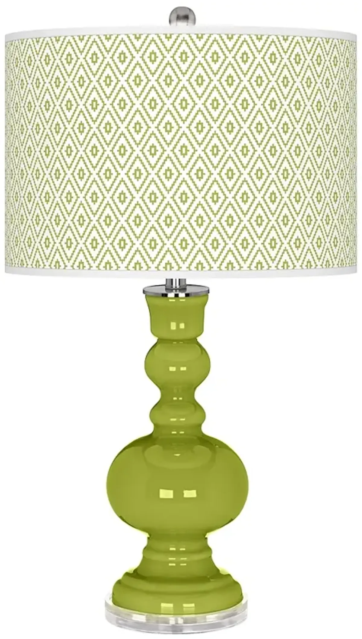 Parakeet Diamonds Apothecary Table Lamp