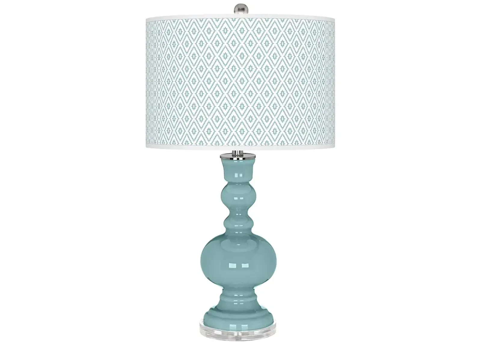 Raindrop Diamonds Apothecary Table Lamp