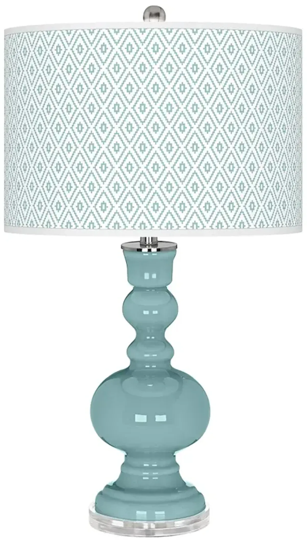 Raindrop Diamonds Apothecary Table Lamp