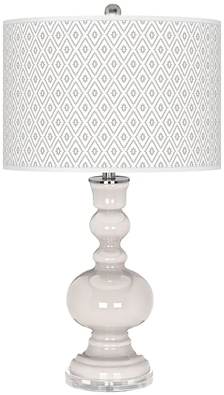 Smart White Diamonds Apothecary Table Lamp