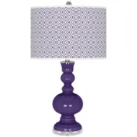 Izmir Purple Diamonds Apothecary Table Lamp