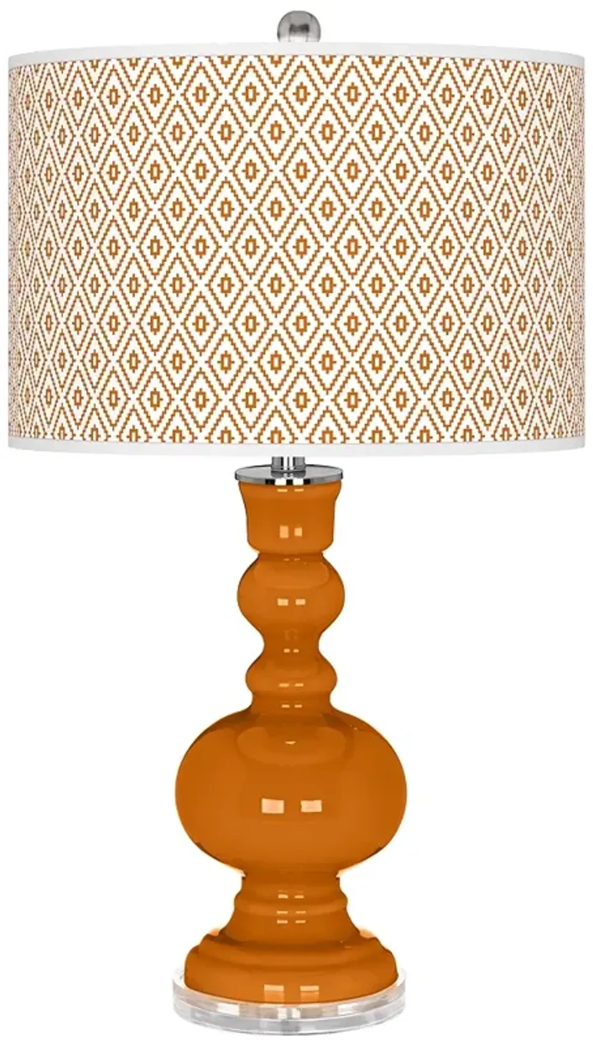 Cinnamon Spice Diamonds Apothecary Table Lamp