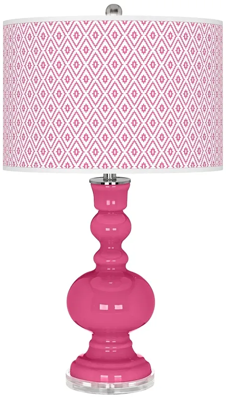 Blossom Pink Diamonds Apothecary Table Lamp