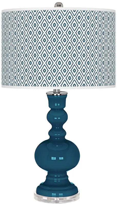 Oceanside Diamonds Apothecary Table Lamp