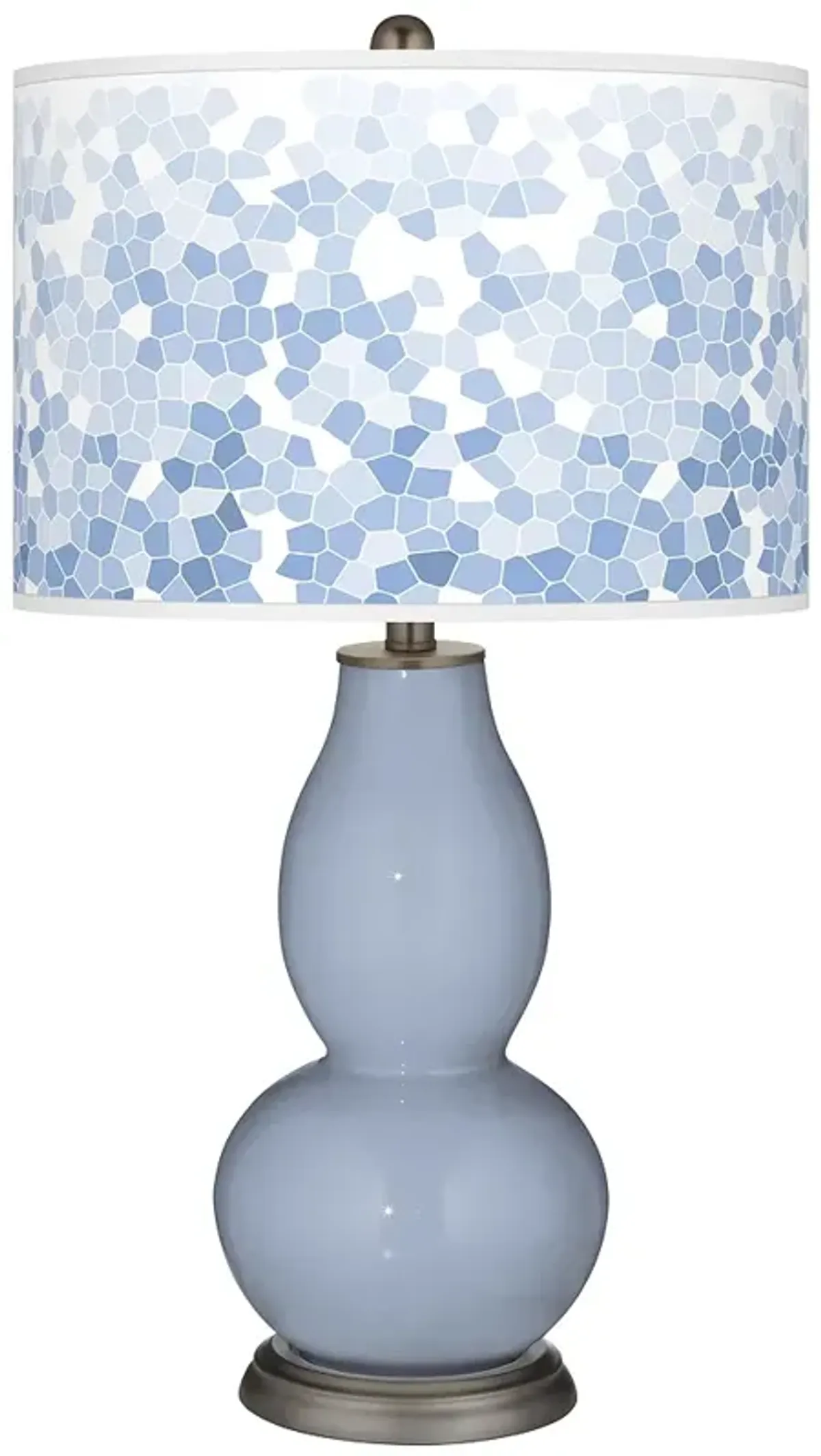 Blue Sky Mosaic Giclee Double Gourd Table Lamp