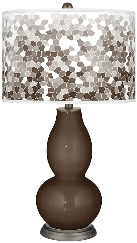 Carafe Mosaic Giclee Double Gourd Table Lamp