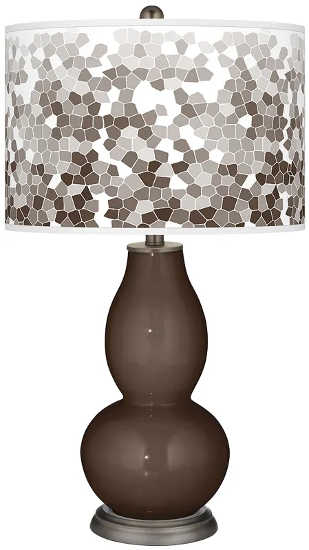 Carafe Mosaic Giclee Double Gourd Table Lamp