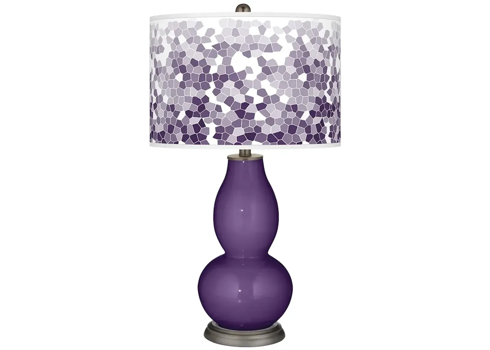 Acai Mosaic Giclee Double Gourd Table Lamp