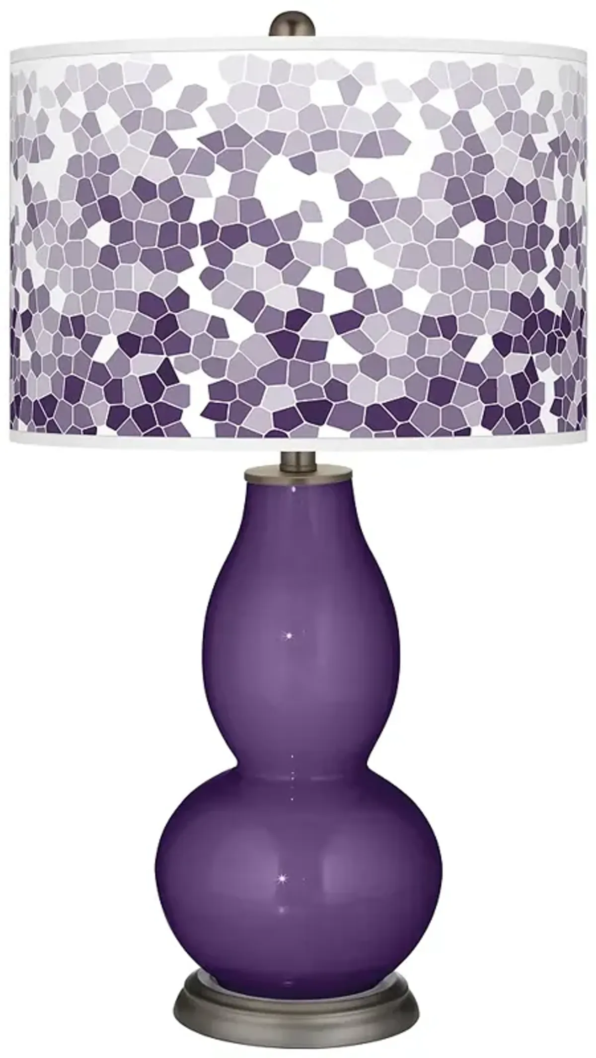 Acai Mosaic Giclee Double Gourd Table Lamp