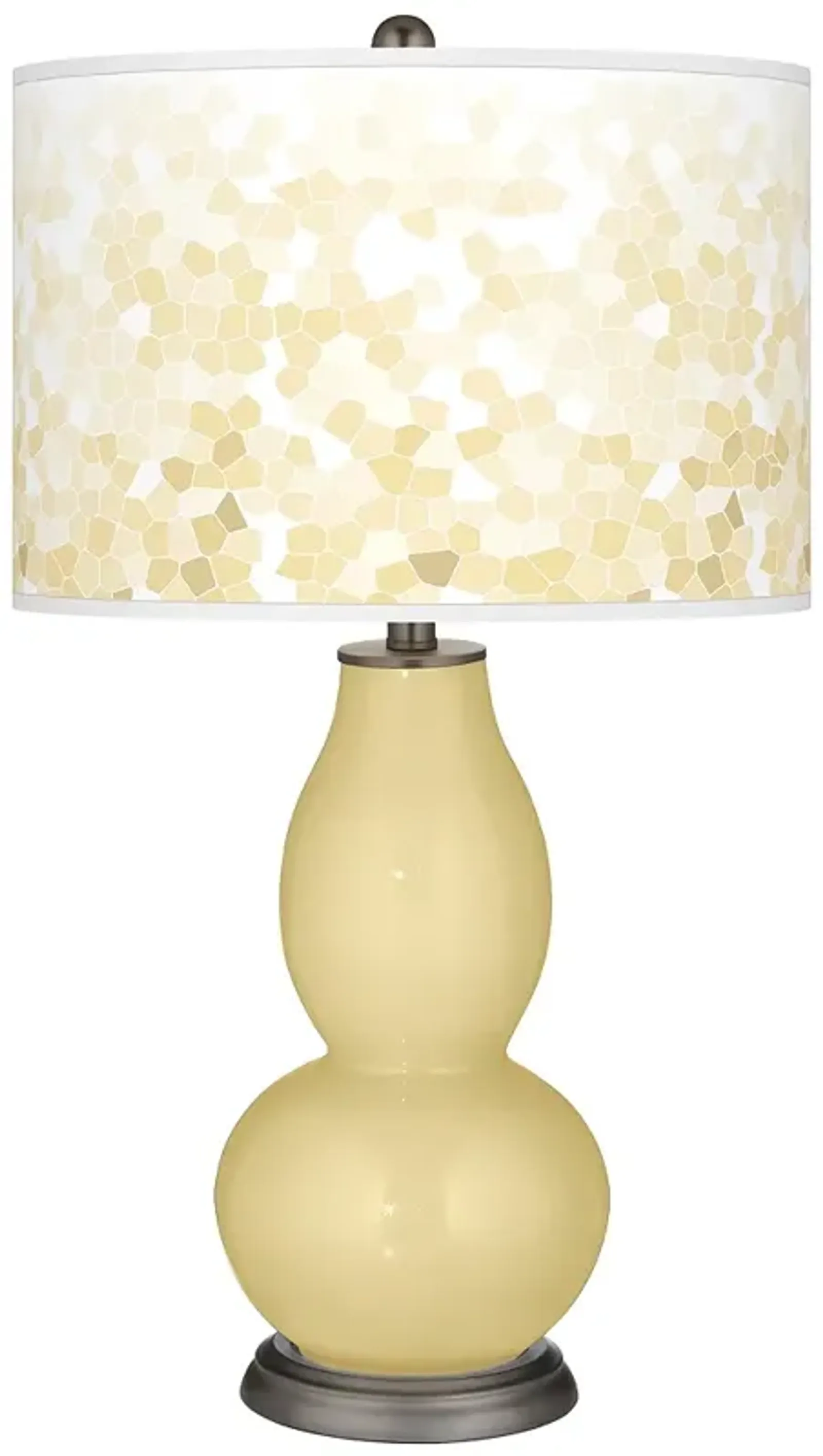 Butter Up Mosaic Giclee Double Gourd Table Lamp