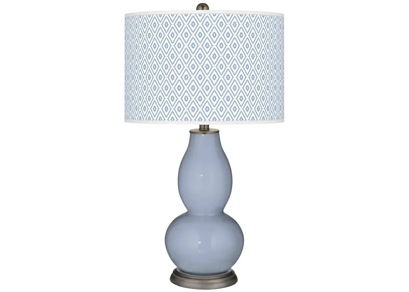 Blue Sky Diamonds Double Gourd Table Lamp