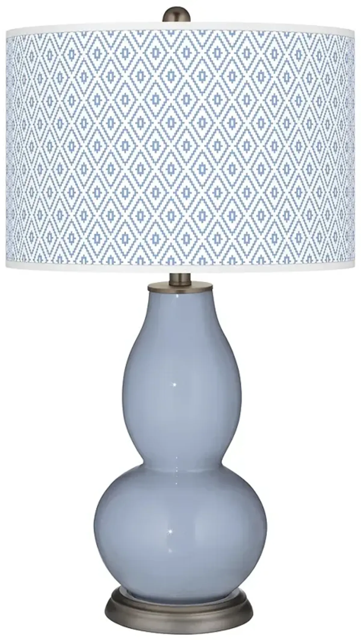 Blue Sky Diamonds Double Gourd Table Lamp