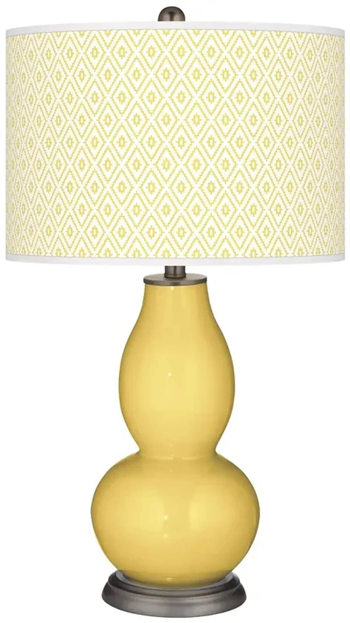 Daffodil Diamonds Double Gourd Table Lamp