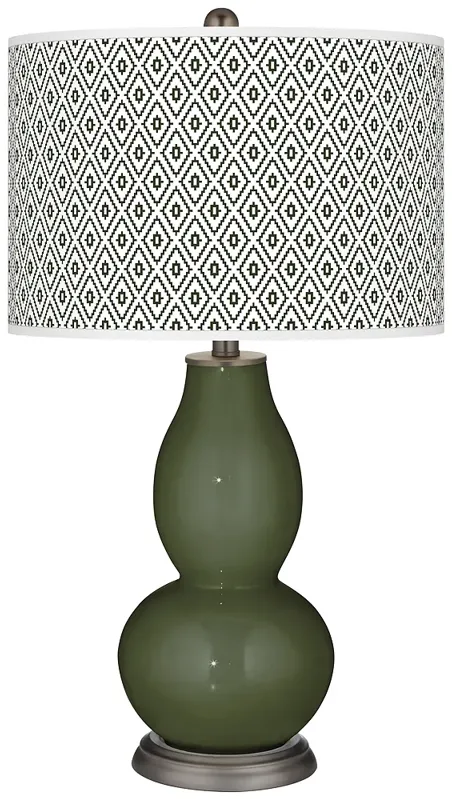 Secret Garden Diamonds Double Gourd Table Lamp