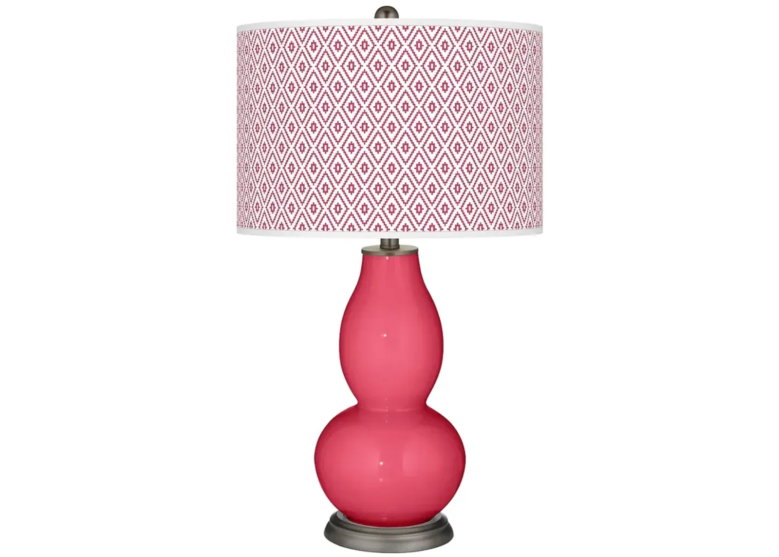 Eros Pink Diamonds Double Gourd Table Lamp