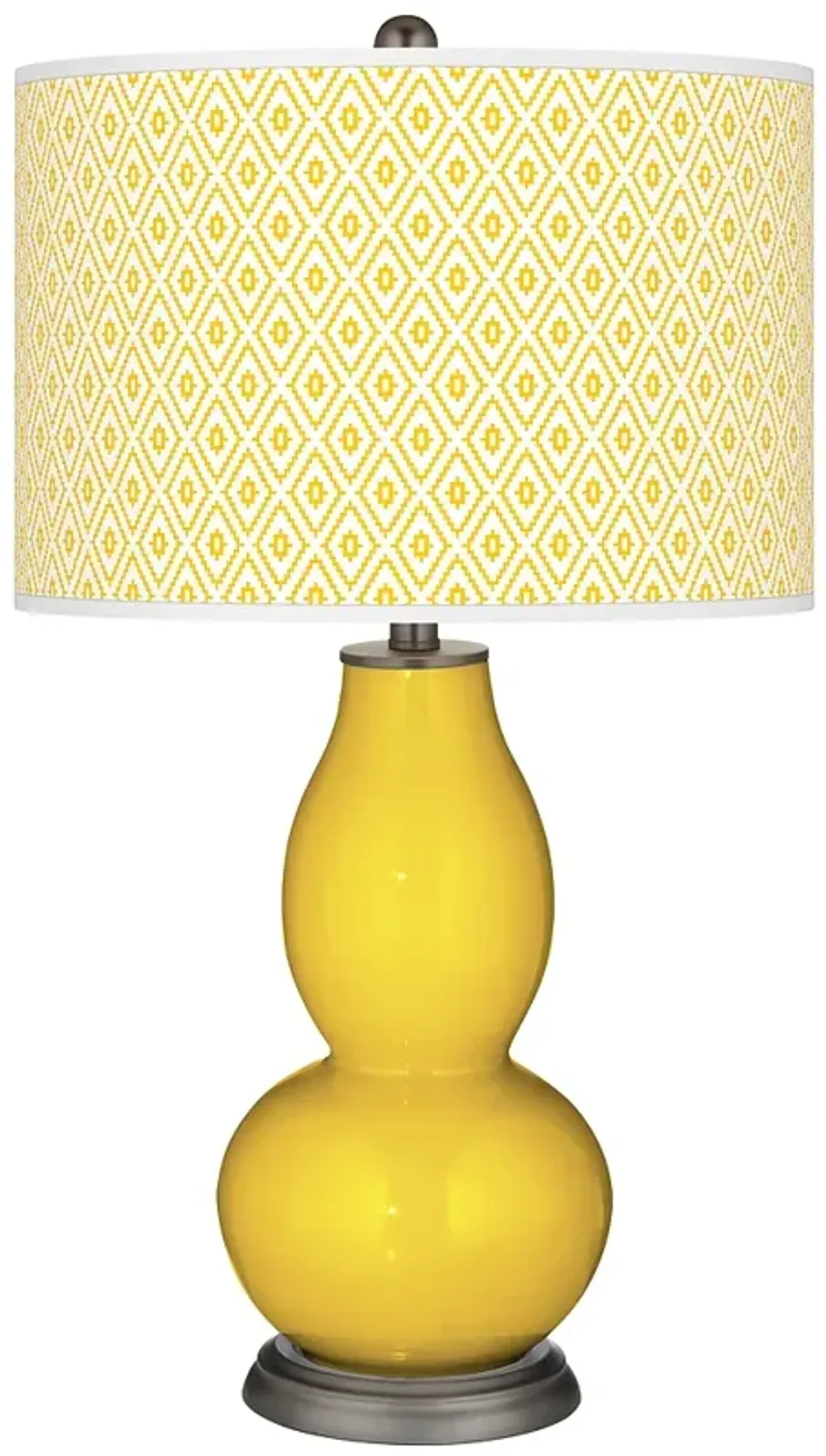 Citrus Diamonds Double Gourd Table Lamp