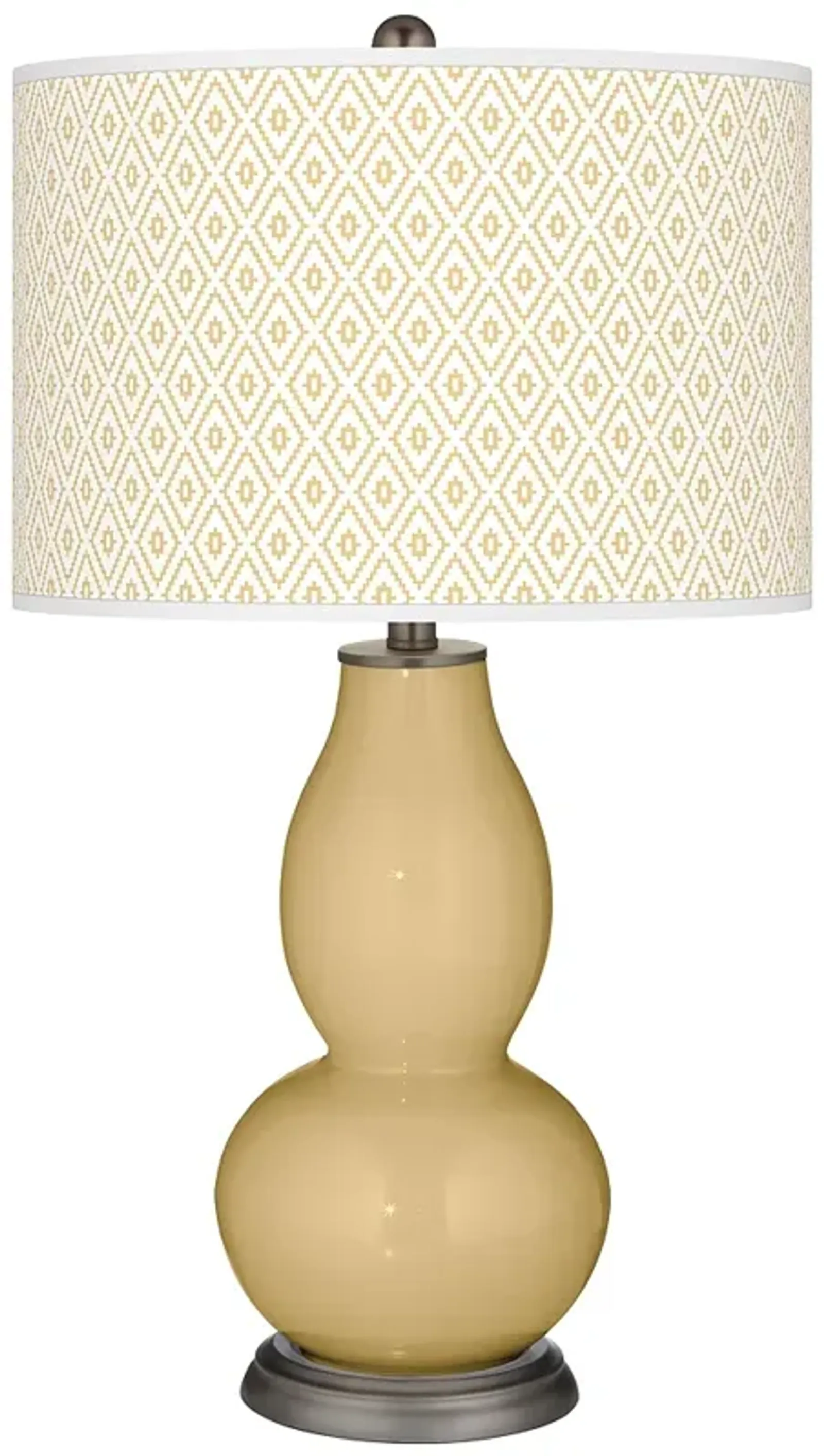 Humble Gold Diamonds Double Gourd Table Lamp