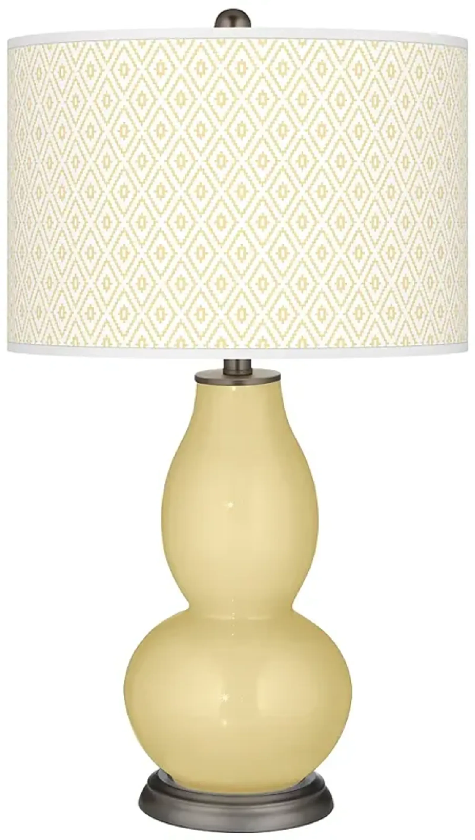 Butter Up Diamonds Double Gourd Table Lamp