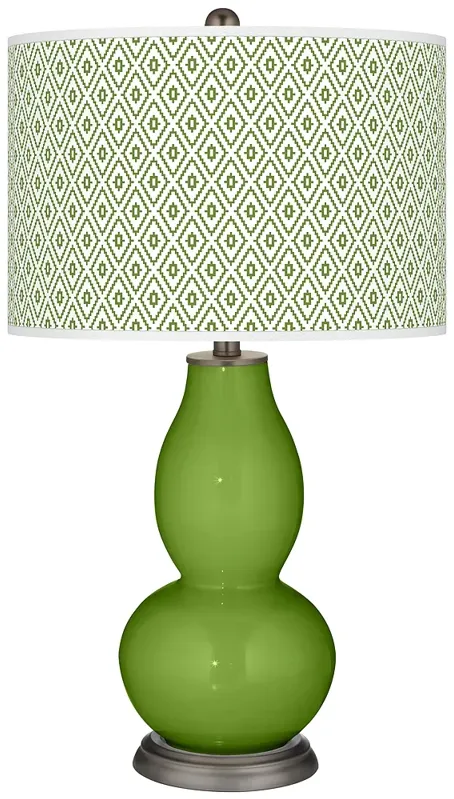 Gecko Diamonds Double Gourd Table Lamp