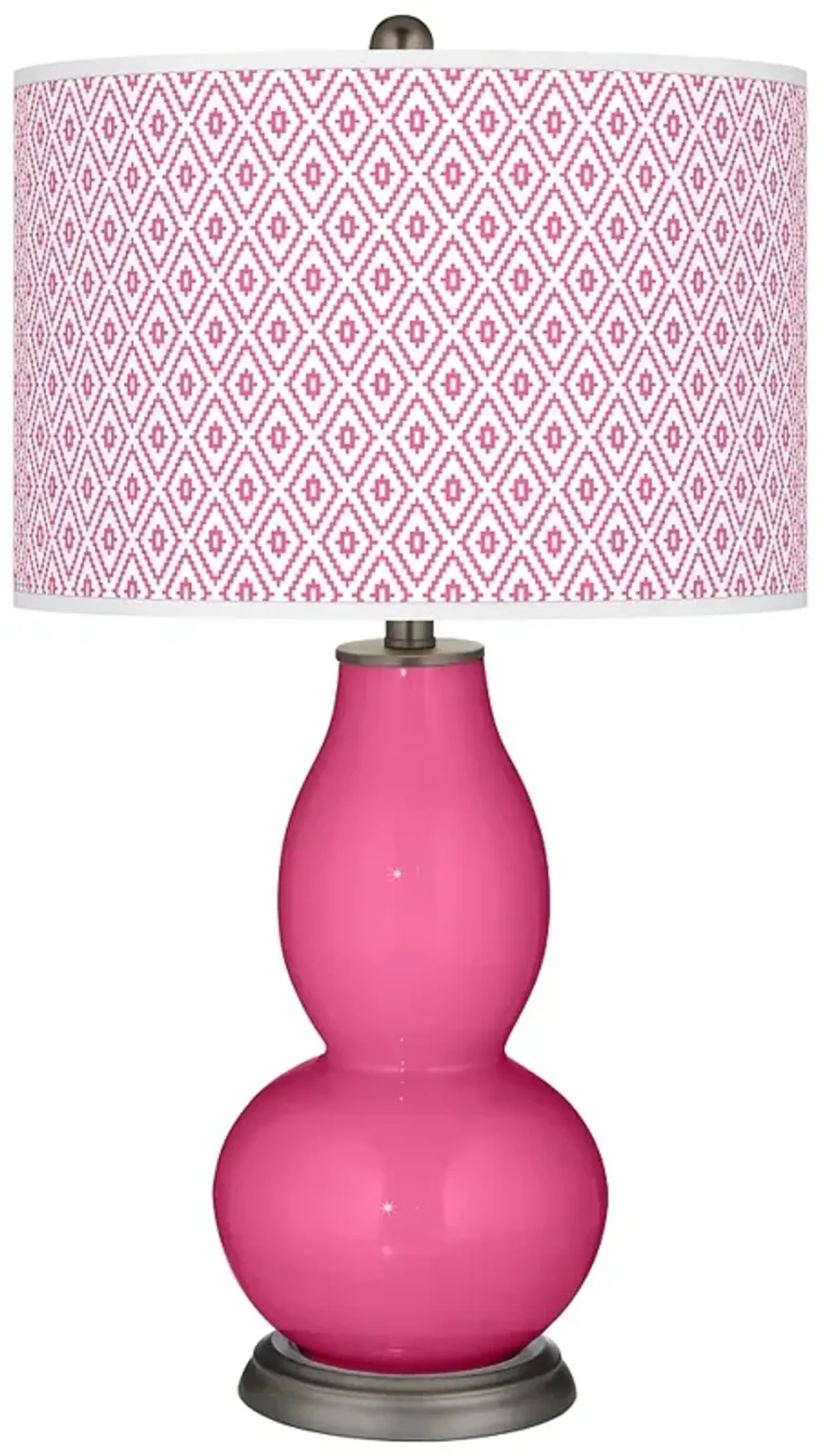 Blossom Pink Diamonds Double Gourd Table Lamp