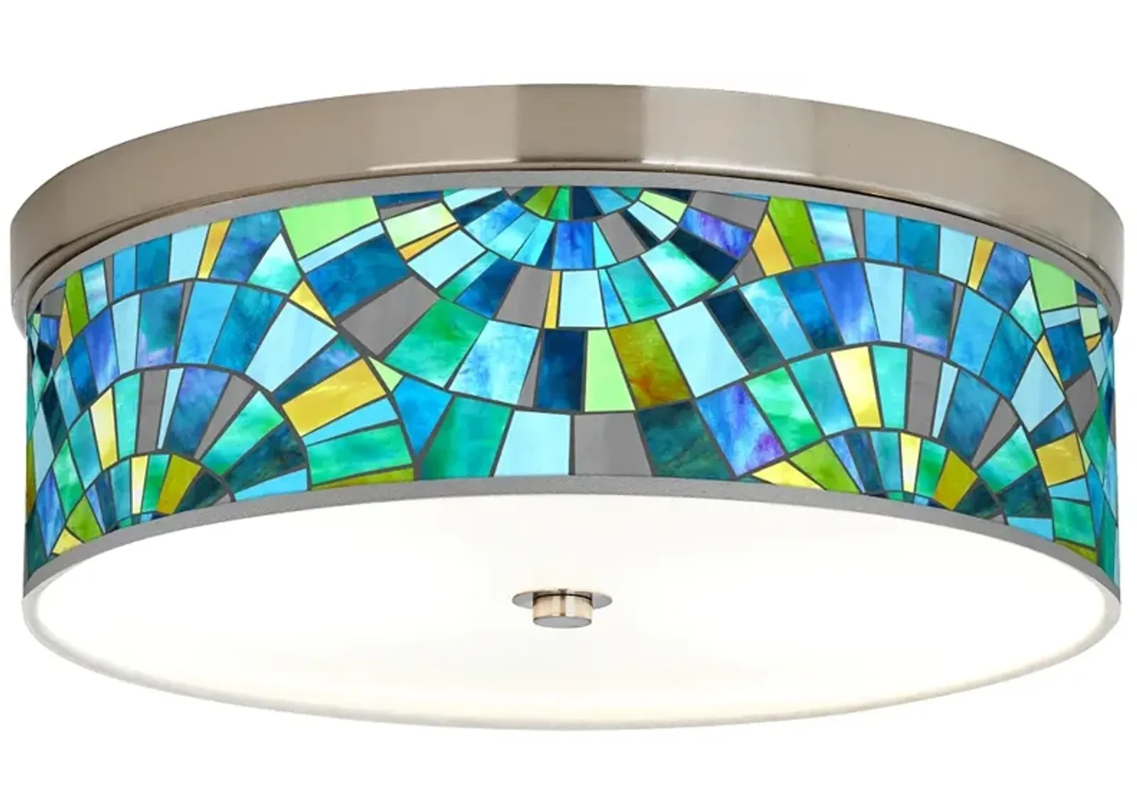 Lagos Mosaic Giclee Energy Efficient Ceiling Light