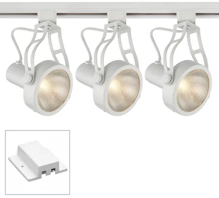 Halo Compatible Single Circuit 4-Foot White Track Fixture