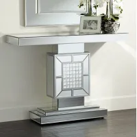 Medina 44" Wide Mosaic Mirrored Console Table