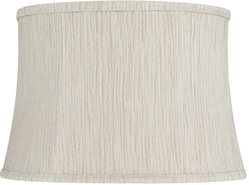 Kensing Beige Softback Drum Lamp Shade 14x16x11 (Washer)