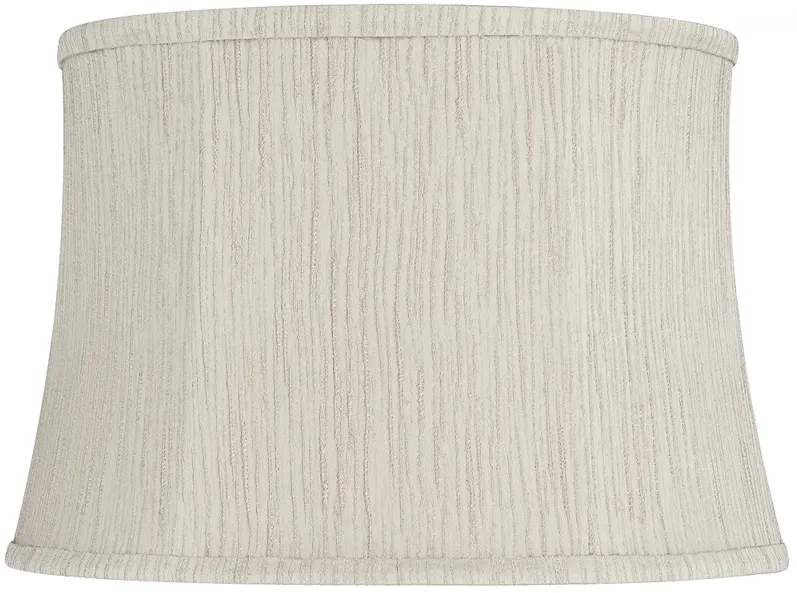 Kensing Beige Softback Drum Lamp Shade 14x16x11 (Washer)