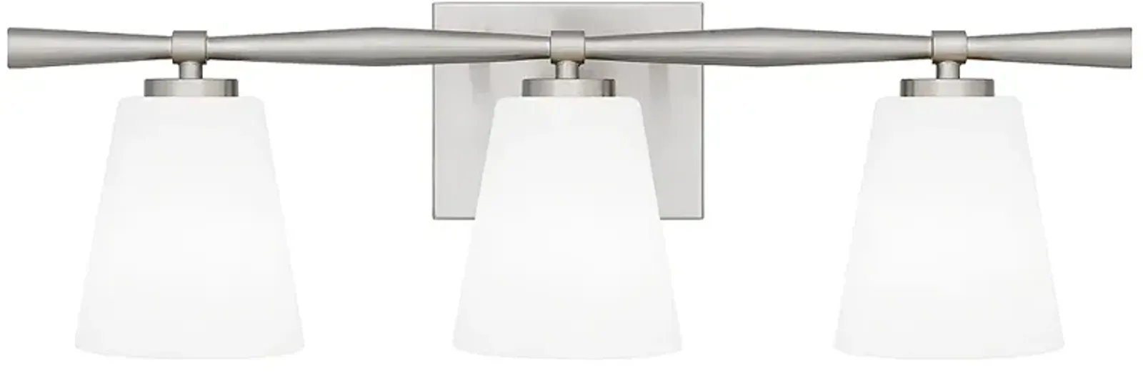 Brindley 3-Light Brushed Nickel Vanity Light