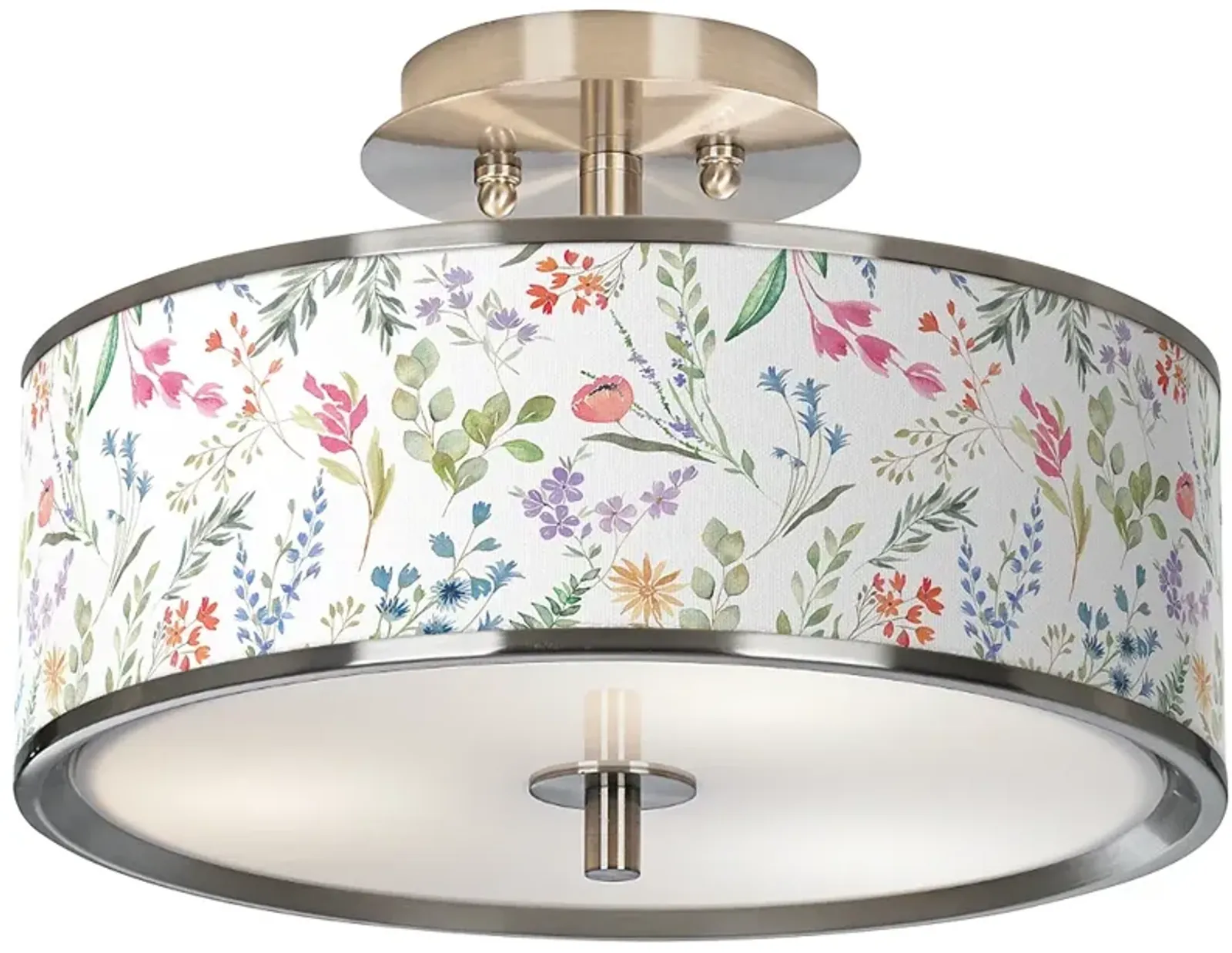 Spring's Joy Giclee Glow 14" Wide Ceiling Light