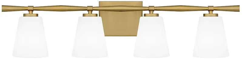 Brindley 4-Light Aged Brass Vanity Light