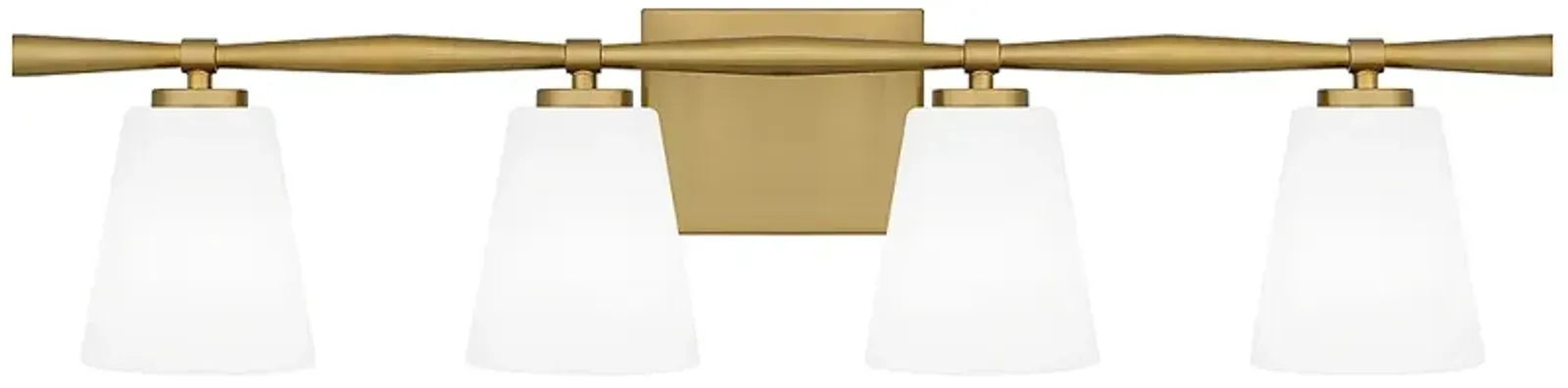 Brindley 4-Light Aged Brass Vanity Light