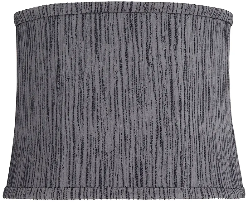 Kensing Gray Softback Drum Lamp Shade 12x13x10 (Washer)